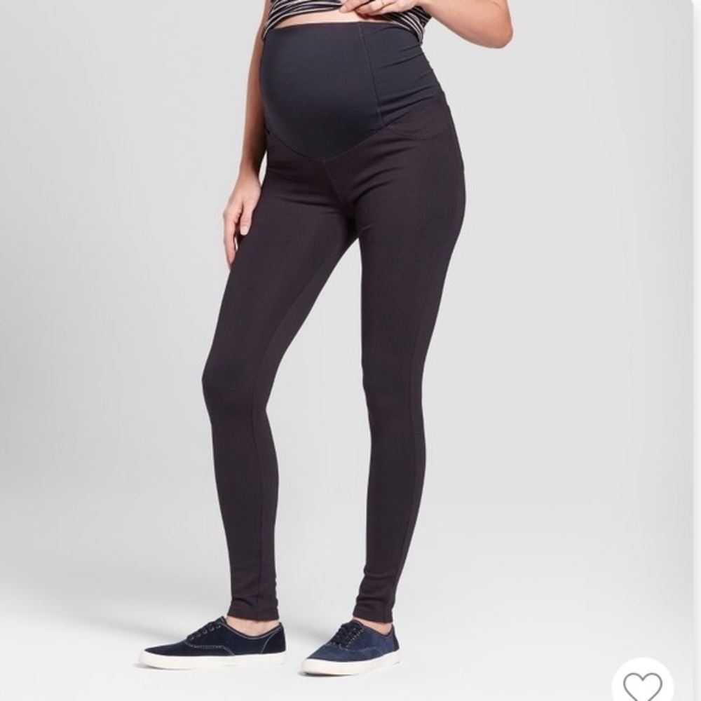 Isabel Maternity by Ingrid & Isabel Crossover Panel Ponte Maternity Pants‎